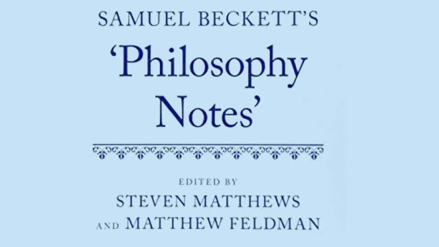Notes on Sam Beckett’s Philosophy Notes