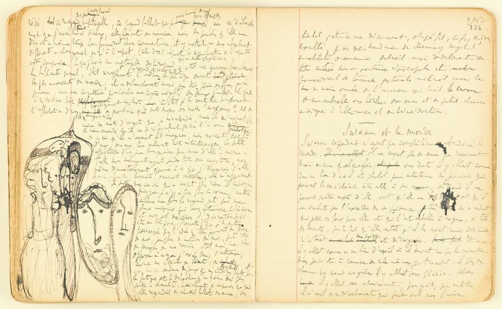 Page from Prousts Notebook